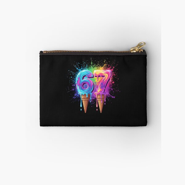 Item preview, 67 Neon Ice Cream Drip Street Tee designed and sold by diyoor.