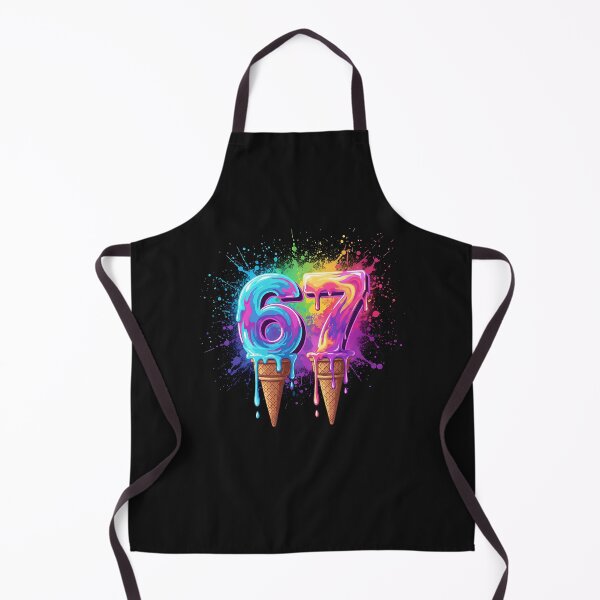 Item preview, 67 Neon Ice Cream Drip Street Tee designed and sold by diyoor.