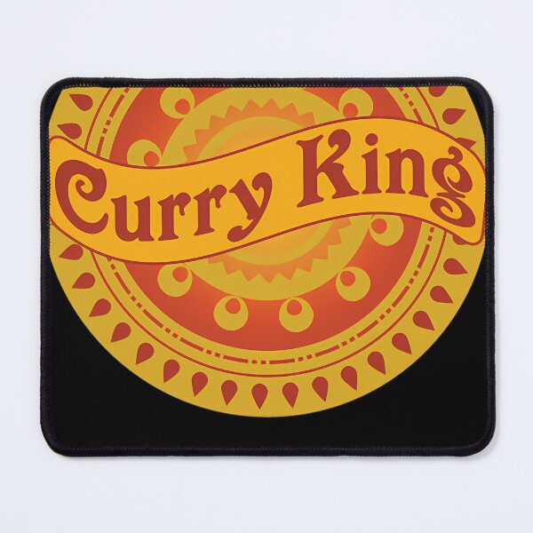 Item preview, Curry-King-Indian-Chef-Ethnic-Badge designed and sold by SeiferNeuhaus.