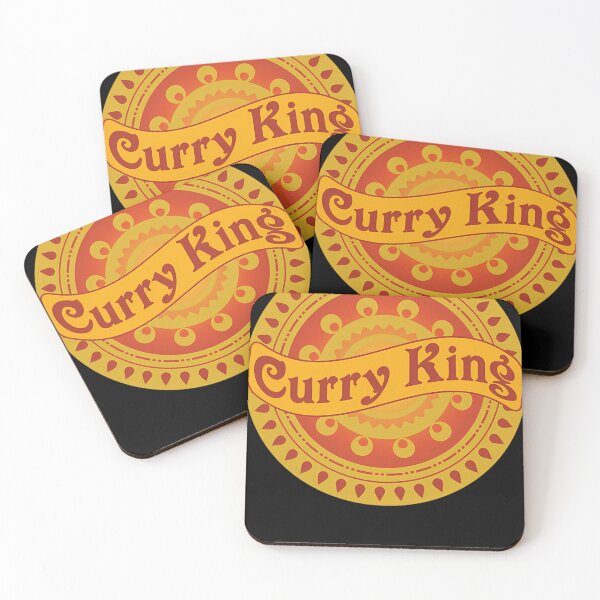 Item preview, Curry-King-Indian-Chef-Ethnic-Badge designed and sold by SeiferNeuhaus.