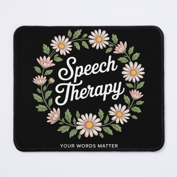 Item preview, Floral Speech Therapy Your Words Matter Language Pathologist designed and sold by DetroitMug.