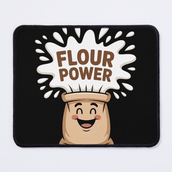 Item preview, Flour Power Cartoon Baking designed and sold by DetroitMug.