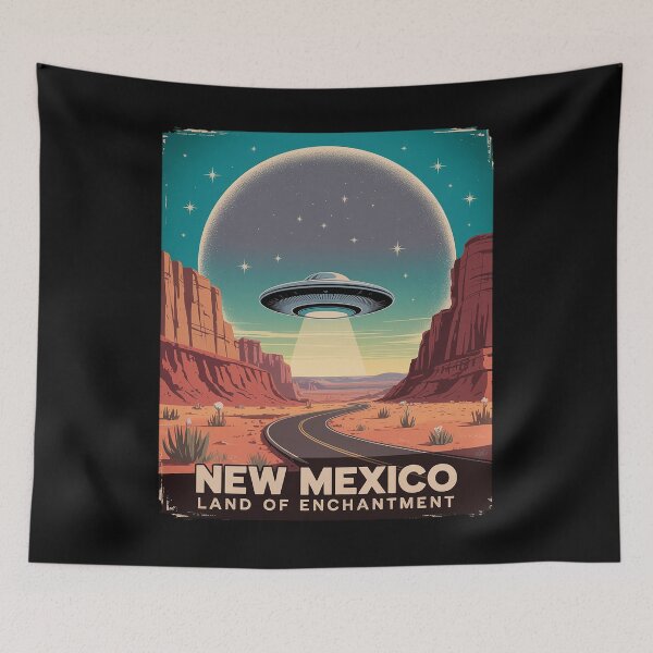 Item preview, New Mexico The Pride UFO designed and sold by HollyBellArtSte.