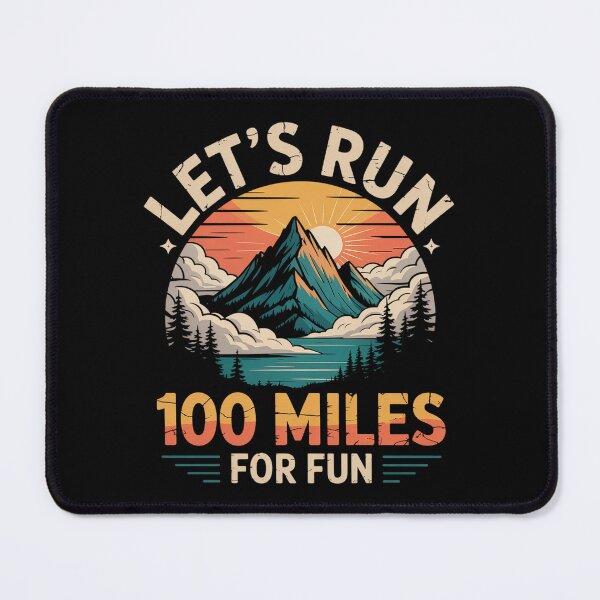Item preview, Let's Run 100 Miles For Fun - 50k Ultramarathon Trail Runner  designed and sold by TiredPack.