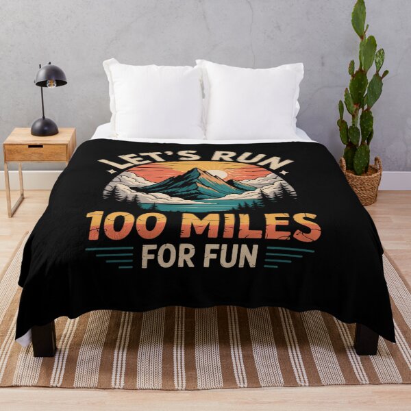 Item preview, Let's Run 100 Miles For Fun - 50k Ultramarathon Trail Runner  designed and sold by TiredPack.