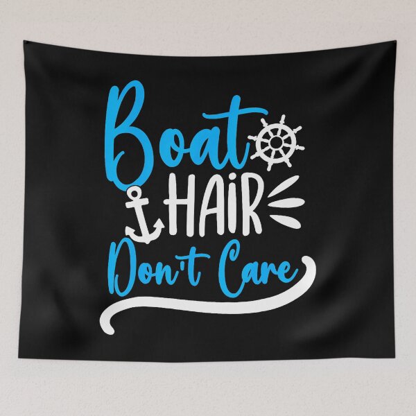 Item preview, Boat Hair Don'T Care Boating Cruise Girls Women Cruise designed and sold by OnaConnie.