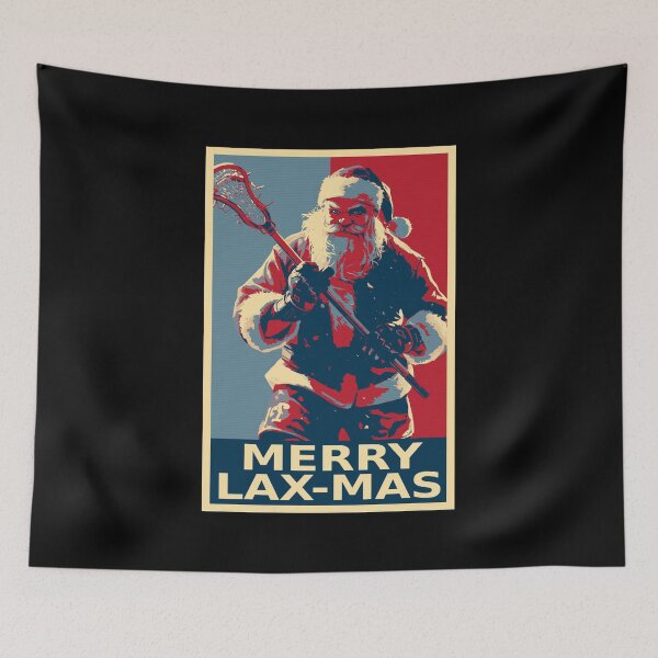 Item preview, Merry Laxmas Santa Claus Lacrosse Player designed and sold by TrueArtsStore.
