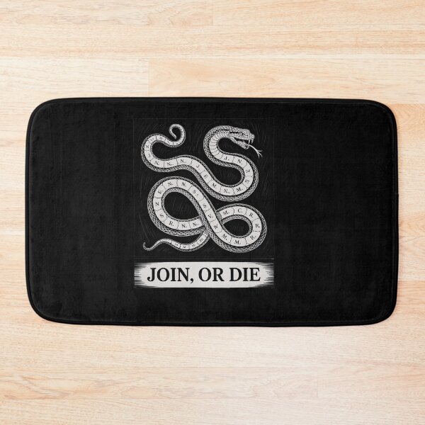 Item preview, Join or Die Benjamin Franklin 1754 revolution Colonial Era designed and sold by ReadySide.