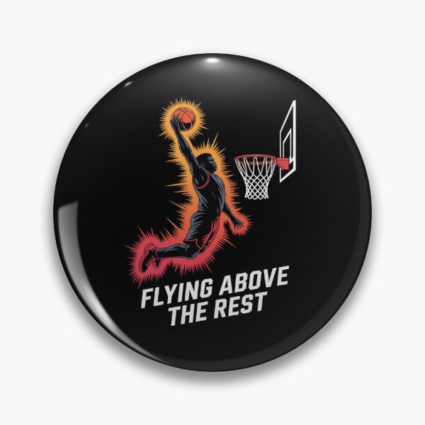 Item preview, Flying Above The Rest Basketball High-Flying Dunk designed and sold by DetroitMug.