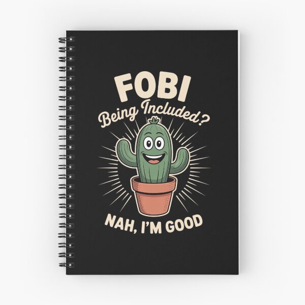 Item preview, FOBI Being Included Nah Im Good Cactus Introverts designed and sold by DetroitMug.