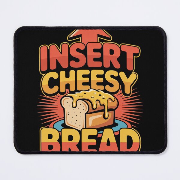 Item preview, Foodie Lover Insert Cheesy Bread Pointing Arrow to Mouth designed and sold by DetroitMug.