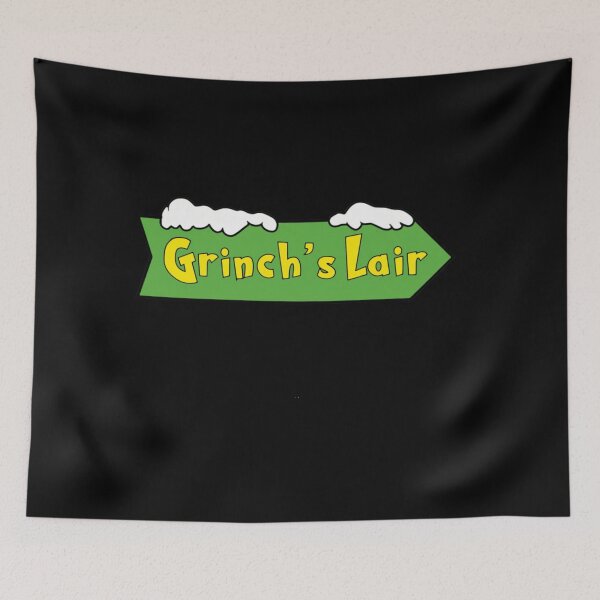 Item preview, Grinch - Green Lair Sign Direction Arrow designed and sold by Anaya Jovani.