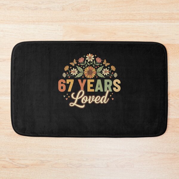 Item preview, 67 Years Loved Men Women 67 Years Old Groovy 67th Birthday designed and sold by diyoor.