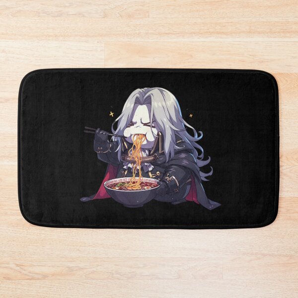 Item preview, Alucard Castlevania Anime Kawaii Ramen Black Chibi Gothic Noodles designed and sold by Raslbazola.