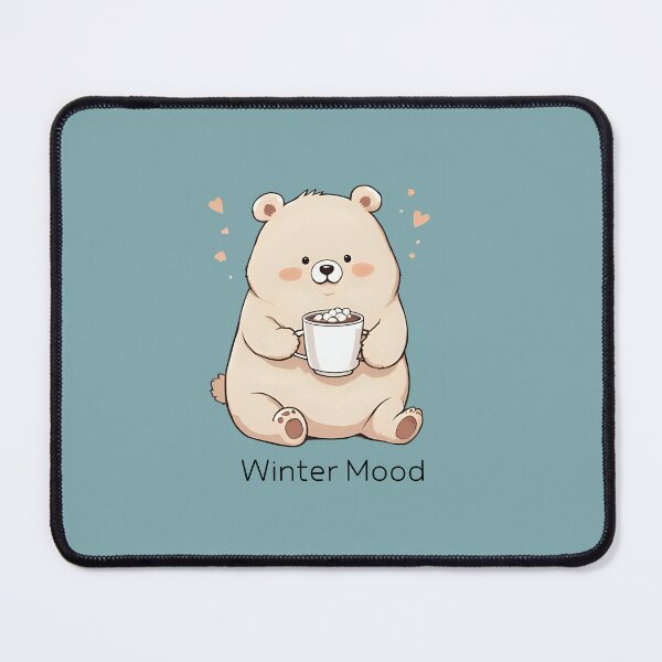 Item preview, Winter Mood Cozy Bear designed and sold by LeyaLeyShop.