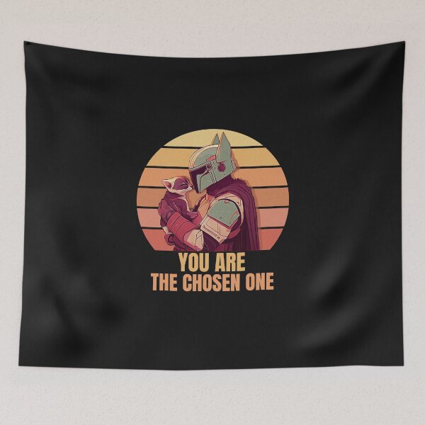 Item preview, YOU ARE THE CHOSEN ONE Mandalorian designed and sold by JusTiceT-shirts.