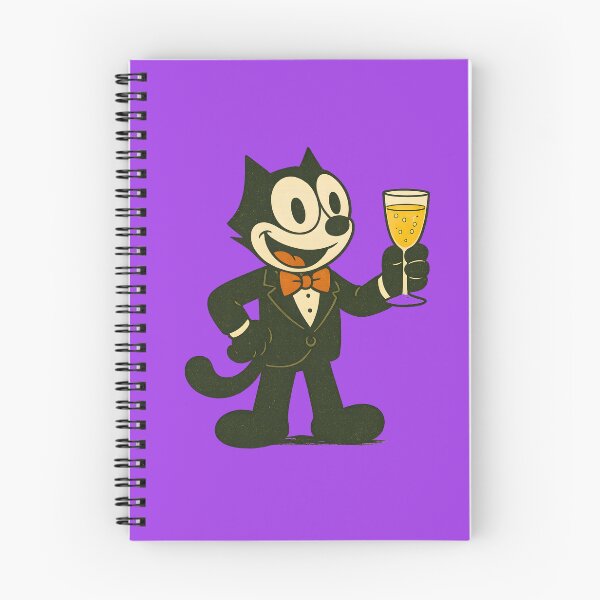 Item preview, FELIX CAT ELEGANT AT A PARTY designed and sold by infinitearte.