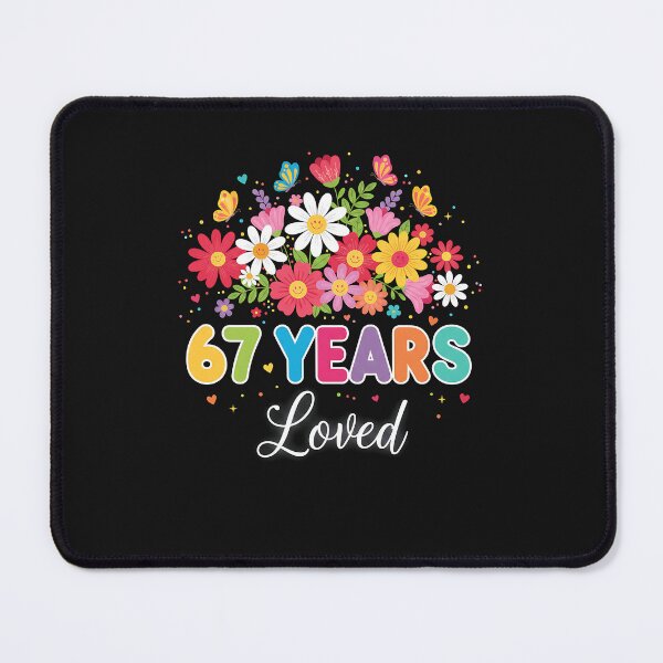 Item preview, 67 Years Loved Men Women 67 Years Old Groovy 67th Birthday designed and sold by diyoor.