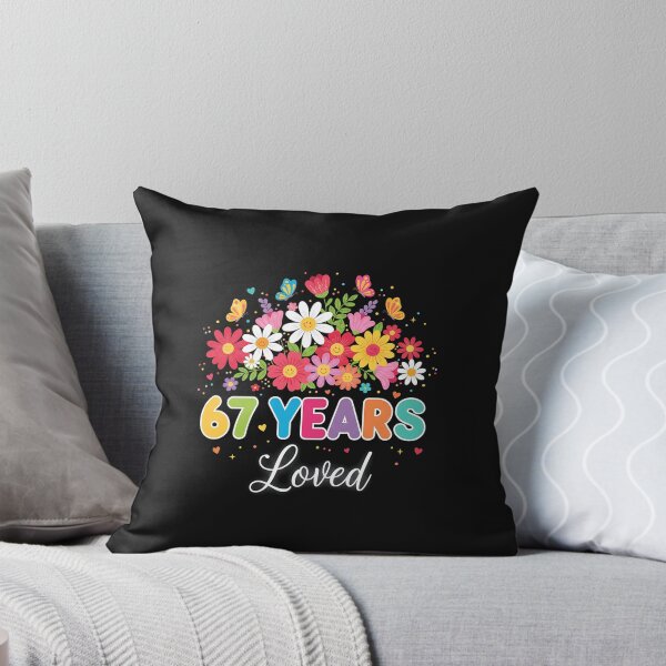 Item preview, 67 Years Loved Men Women 67 Years Old Groovy 67th Birthday designed and sold by diyoor.