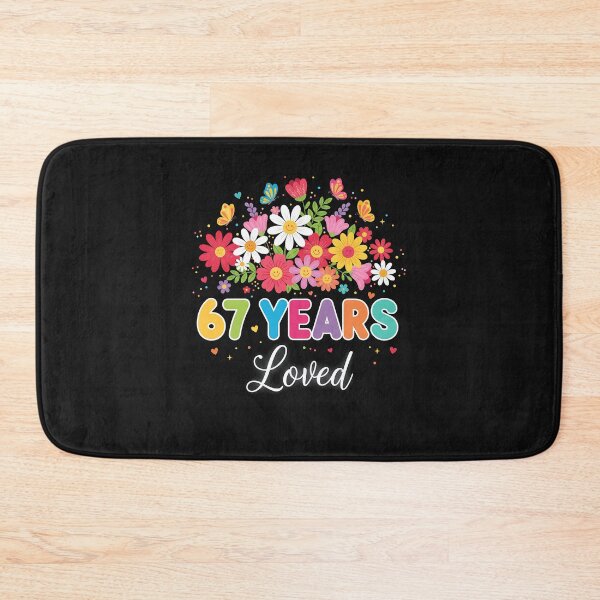 Item preview, 67 Years Loved Men Women 67 Years Old Groovy 67th Birthday designed and sold by diyoor.
