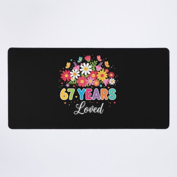 Item preview, 67 Years Loved Men Women 67 Years Old Groovy 67th Birthday designed and sold by diyoor.