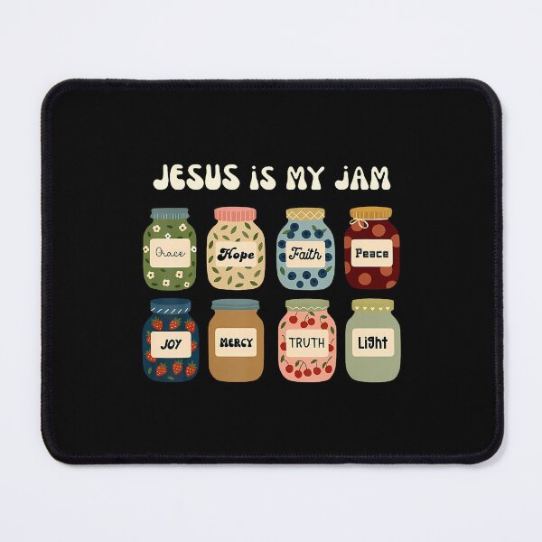 Item preview, Jesus Is My Jam Christian Faith Religious Bible Verse Art designed and sold by JanetCarolyn.