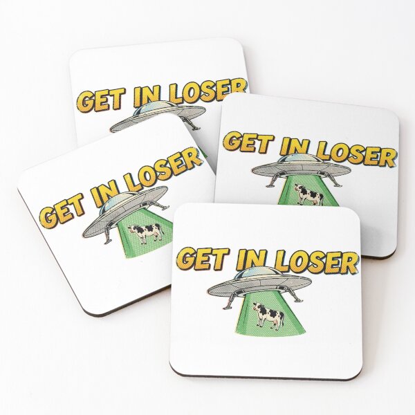 Item preview, Get In Loser UFO Alien Abduction - Vintage Sci-Fi Comic designed and sold by BKPrintDesing.