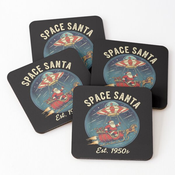 Item preview, Vintage Santa UFO Christmas designed and sold by Iuqiune.