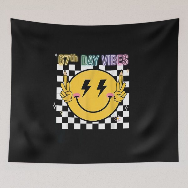 Item preview, 67th Day Vibes Smiley Trendy designed and sold by diyoor.
