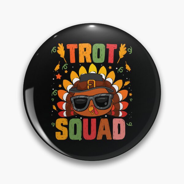 Item preview, Trot 80s Happy Gobble Cute Squad Thanksgiving Fall designed and sold by CalvinVanAuken.