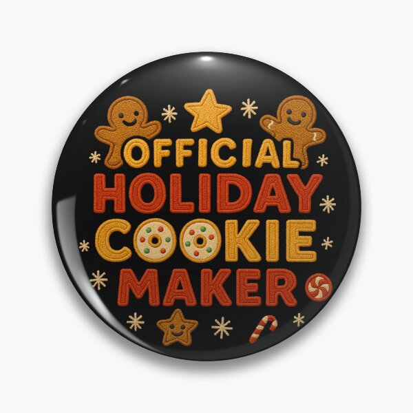 Item preview, Official Holiday Cookie Maker Patch designed and sold by JerdbordinShop.