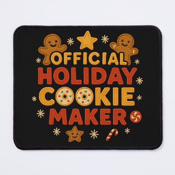 Item preview, Official Holiday Cookie Maker Patch designed and sold by JerdbordinShop.