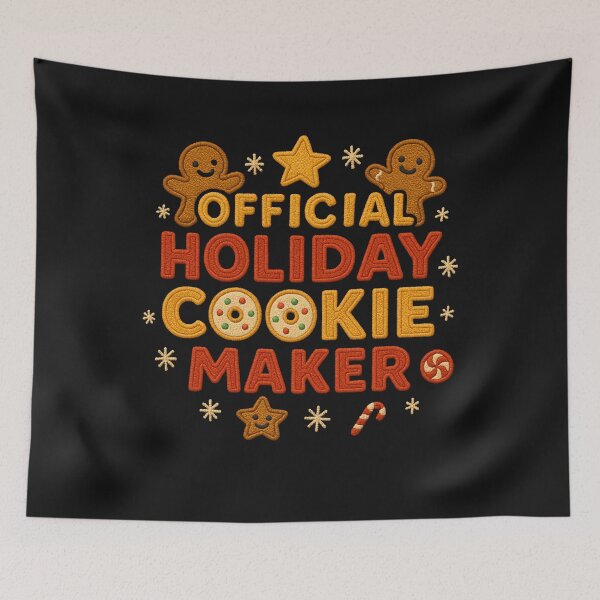 Item preview, Official Holiday Cookie Maker Patch designed and sold by JerdbordinShop.