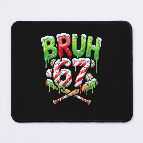Item preview, BRUH 67 Christmas Slime Baseball Drip designed and sold by diyoor.
