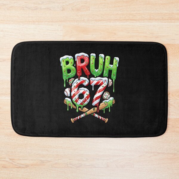 Item preview, BRUH 67 Christmas Slime Baseball Drip designed and sold by diyoor.