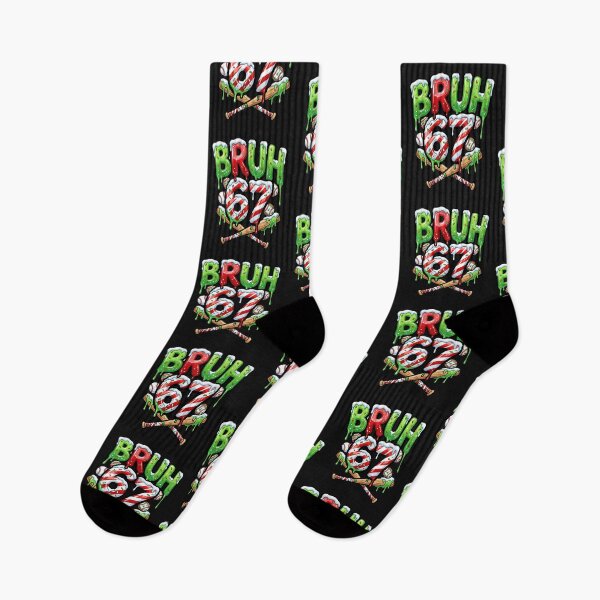 Item preview, BRUH 67 Christmas Slime Baseball Drip designed and sold by diyoor.