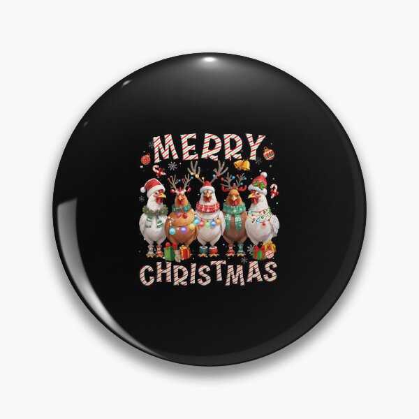 Item preview, Christmas Lights Chicken Santa Funny Xmas Tree designed and sold by JanetCarolyn.