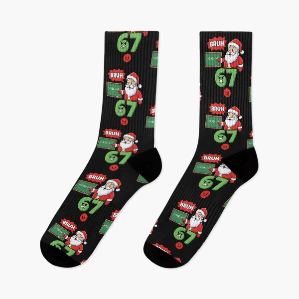 Item preview, Bruh 67 Santa Math Meme designed and sold by diyoor.