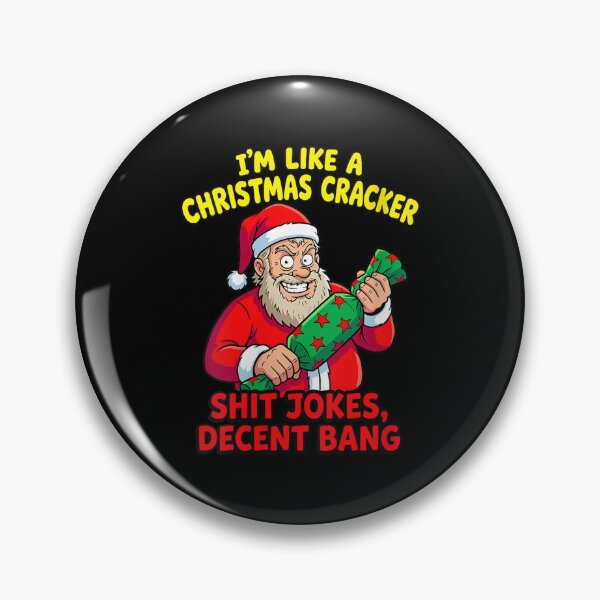 Item preview, Womens Funny Christmas Cracker Decent Bang V-Neck designed and sold by Verbutler.