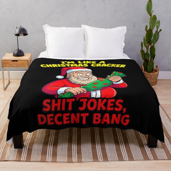 Item preview, Womens Funny Christmas Cracker Decent Bang V-Neck designed and sold by Verbutler.