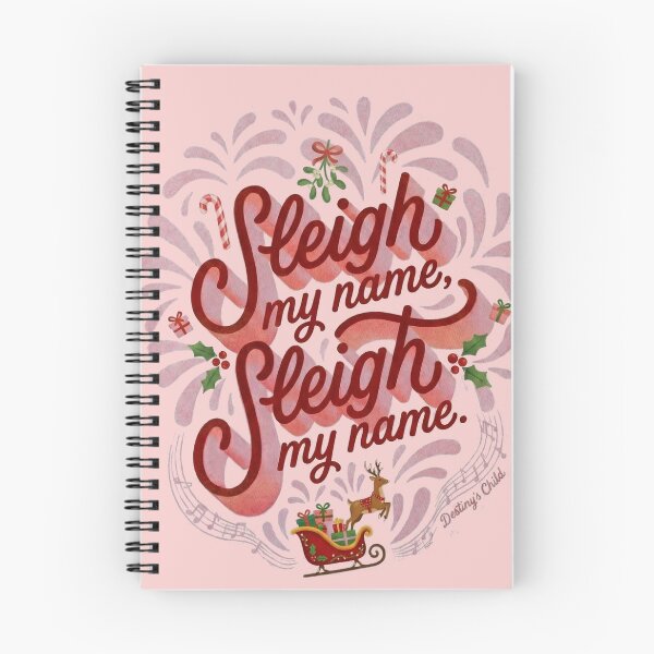 Item preview, Sleigh My Name | Funny 90s R&B Christmas Song Lyric Pun designed and sold by AdyKurniawan.