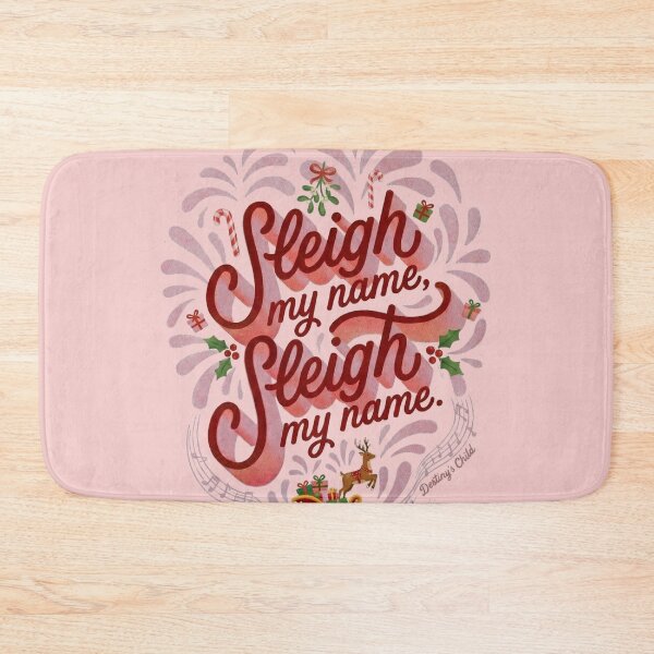 Item preview, Sleigh My Name | Funny 90s R&B Christmas Song Lyric Pun designed and sold by AdyKurniawan.