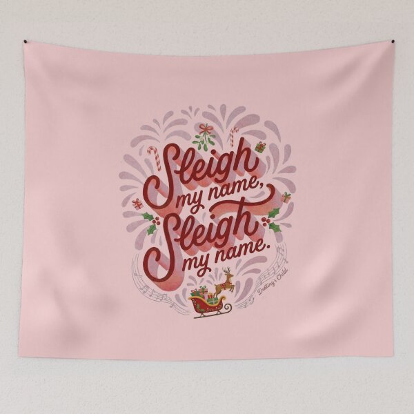 Item preview, Sleigh My Name | Funny 90s R&B Christmas Song Lyric Pun designed and sold by AdyKurniawan.