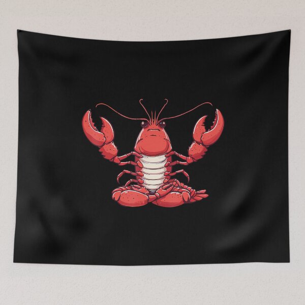Item preview, Meditation Lobster Yoga Pose Relaxing Animal designed and sold by LorraineRita.