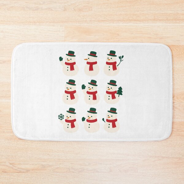 Item preview, Cozy Christmas Snowman Sticker designed and sold by ColorNestStudio.