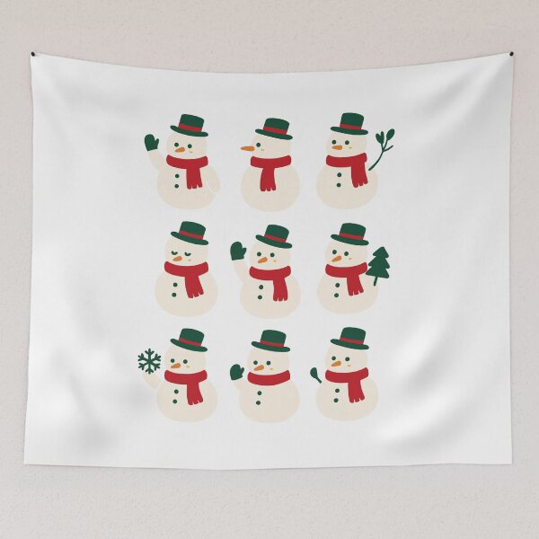 Item preview, Cozy Christmas Snowman Sticker designed and sold by ColorNestStudio.