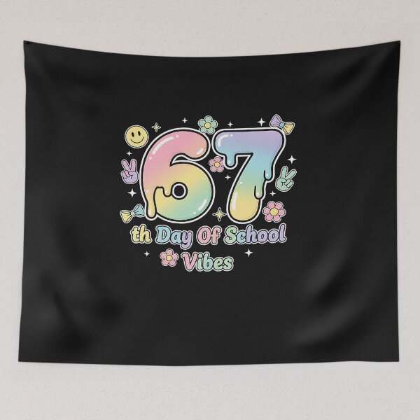 Item preview, Candy School Vibes 67 - 67th Day Of School Vibes designed and sold by diyoor.