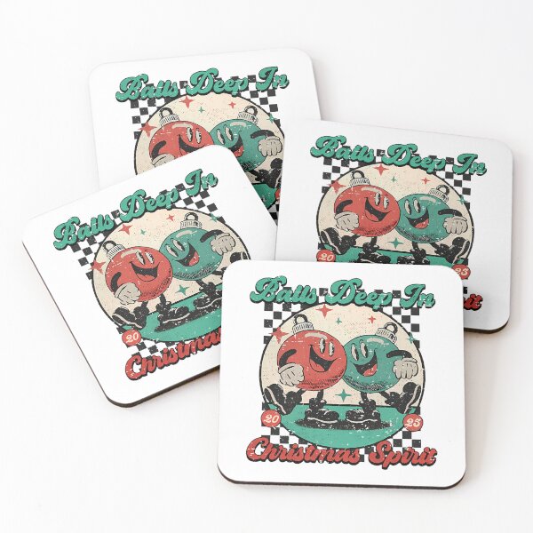 Item preview, Balls Vintage Happy Couple Holiday Christmas In Deep Quote designed and sold by JasonesNance.