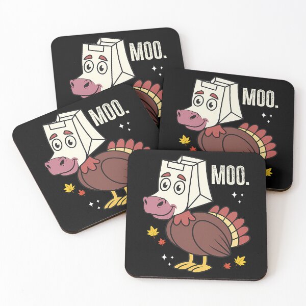 Item preview, Day Holiday 90s Thanksgiving Festive Moo Funny Turkey Cow designed and sold by rebeccathanuos.