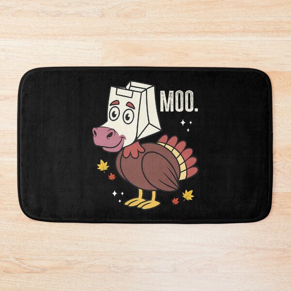 Item preview, Day Holiday 90s Thanksgiving Festive Moo Funny Turkey Cow designed and sold by rebeccathanuos.
